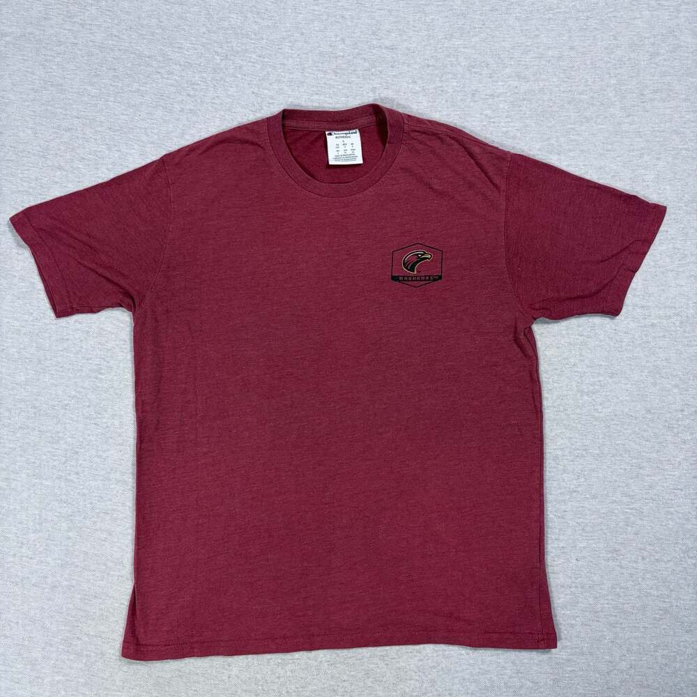 Champion ULM Warhawks Maroon Graphic T-Shirt Mens Size Large